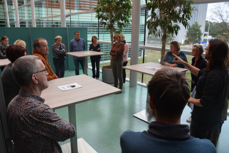 Teachers exchange perspectives on a socio-scientific issue 