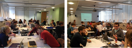 Pre-service teachers (PSTs) at Southampton Education School taking part in the “Science with and for Society” workshops